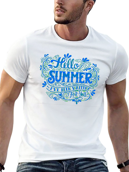 Hello Summer Graphic Tee - Black T-Shirt