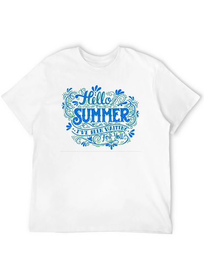Hello Summer Graphic Tee - Black T-Shirt