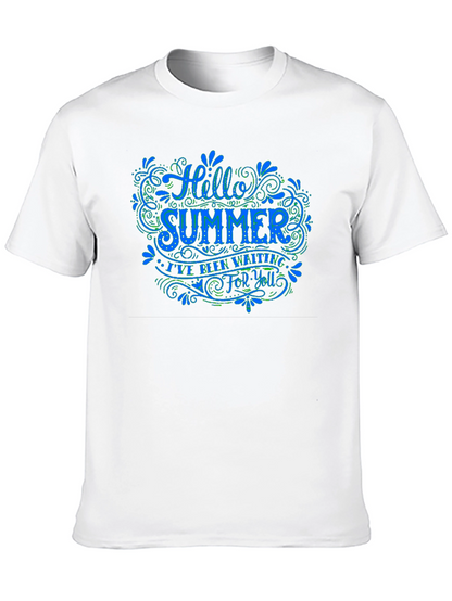Hello Summer Graphic Tee - Black T-Shirt
