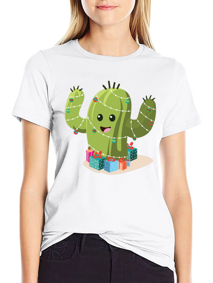 Festive Cactus Graphic Tee