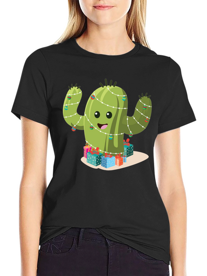 Festive Cactus Graphic Tee