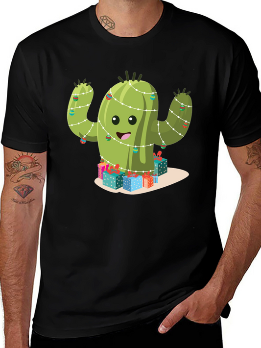 Festive Cactus Graphic Tee