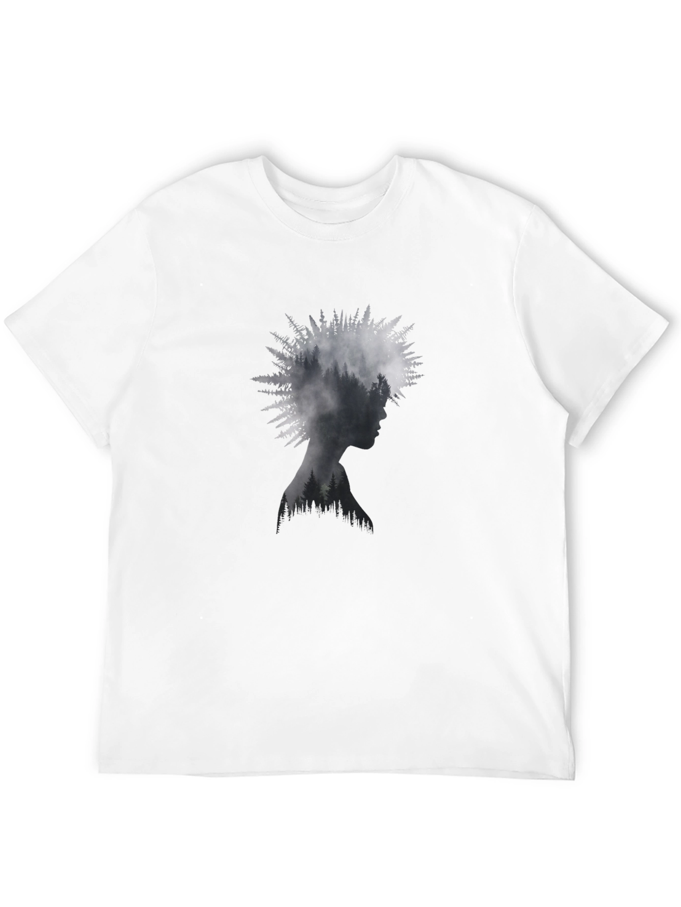 Nature Silhouette Tee - Stylish Graphic Print