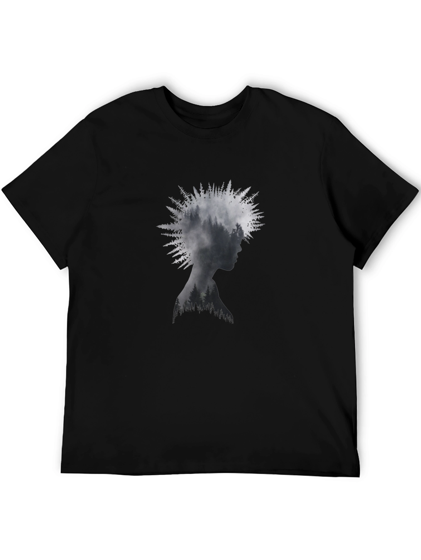 Nature Silhouette Tee - Stylish Graphic Print