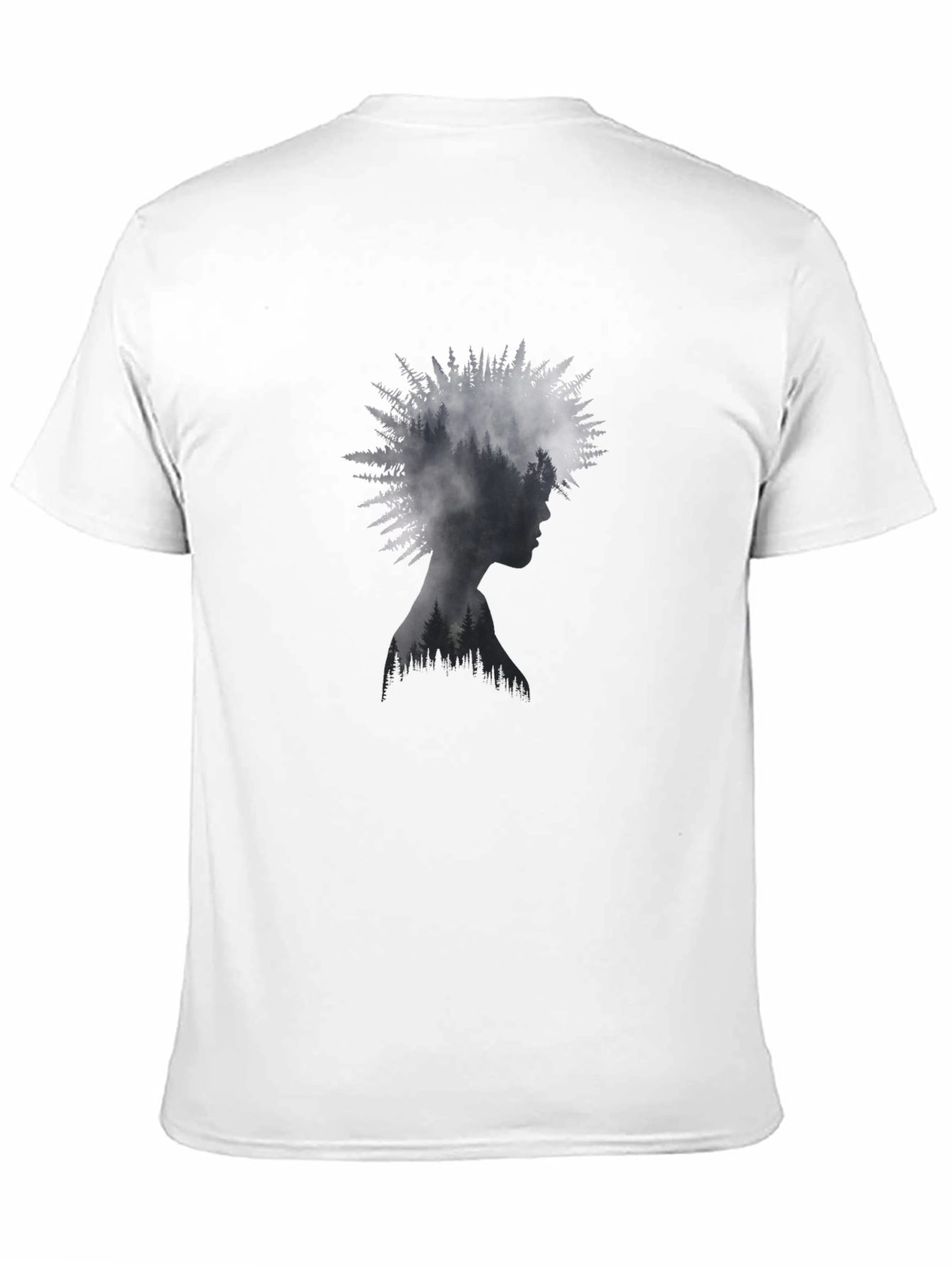 Nature Silhouette Tee - Stylish Graphic Print