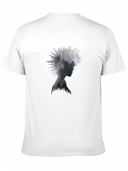 Nature Silhouette Tee - Stylish Graphic Print