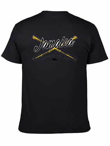 Jamaica Island of the Sun Black T-Shirt