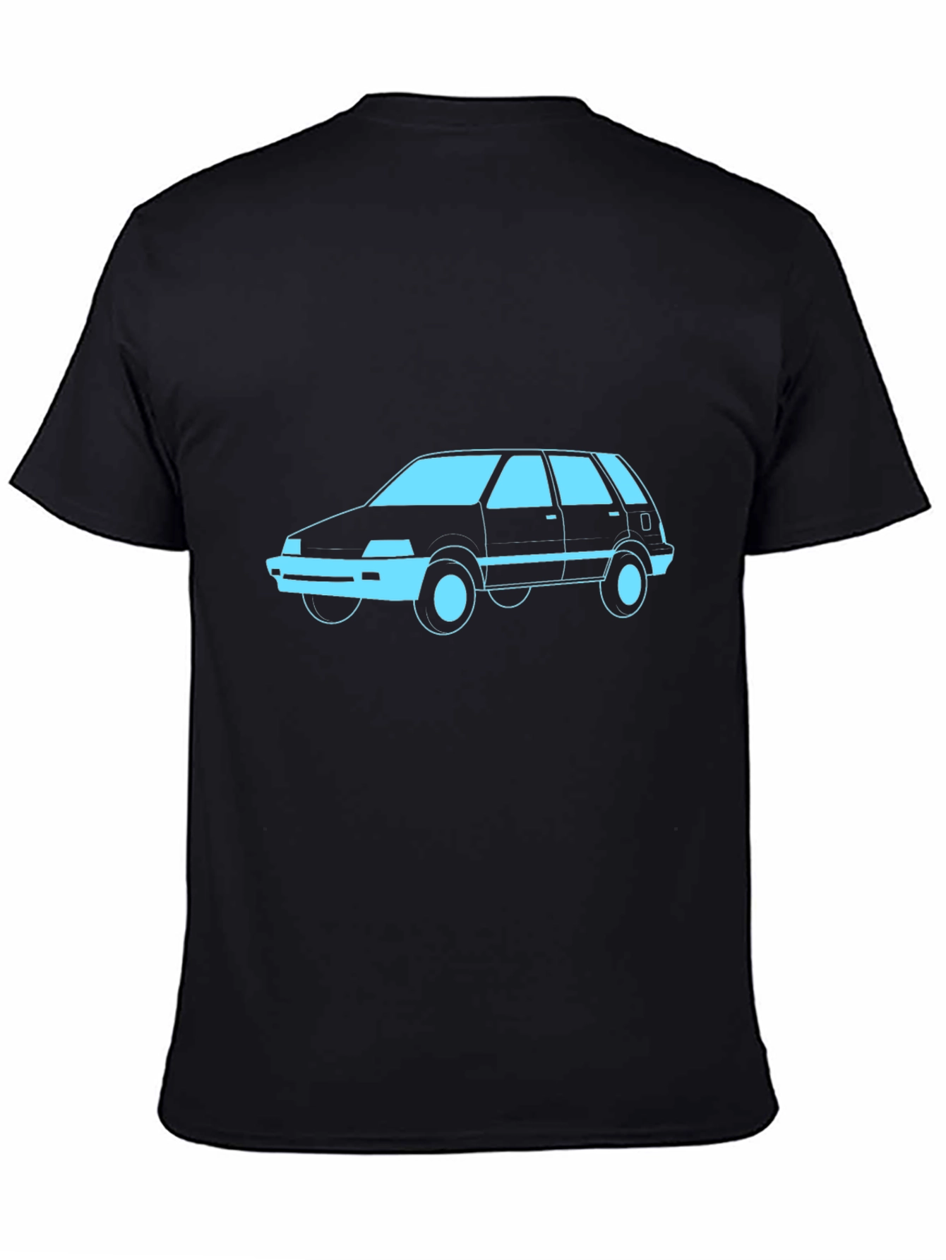 Cool Car Graphic Tee - Black Unisex T-Shirt