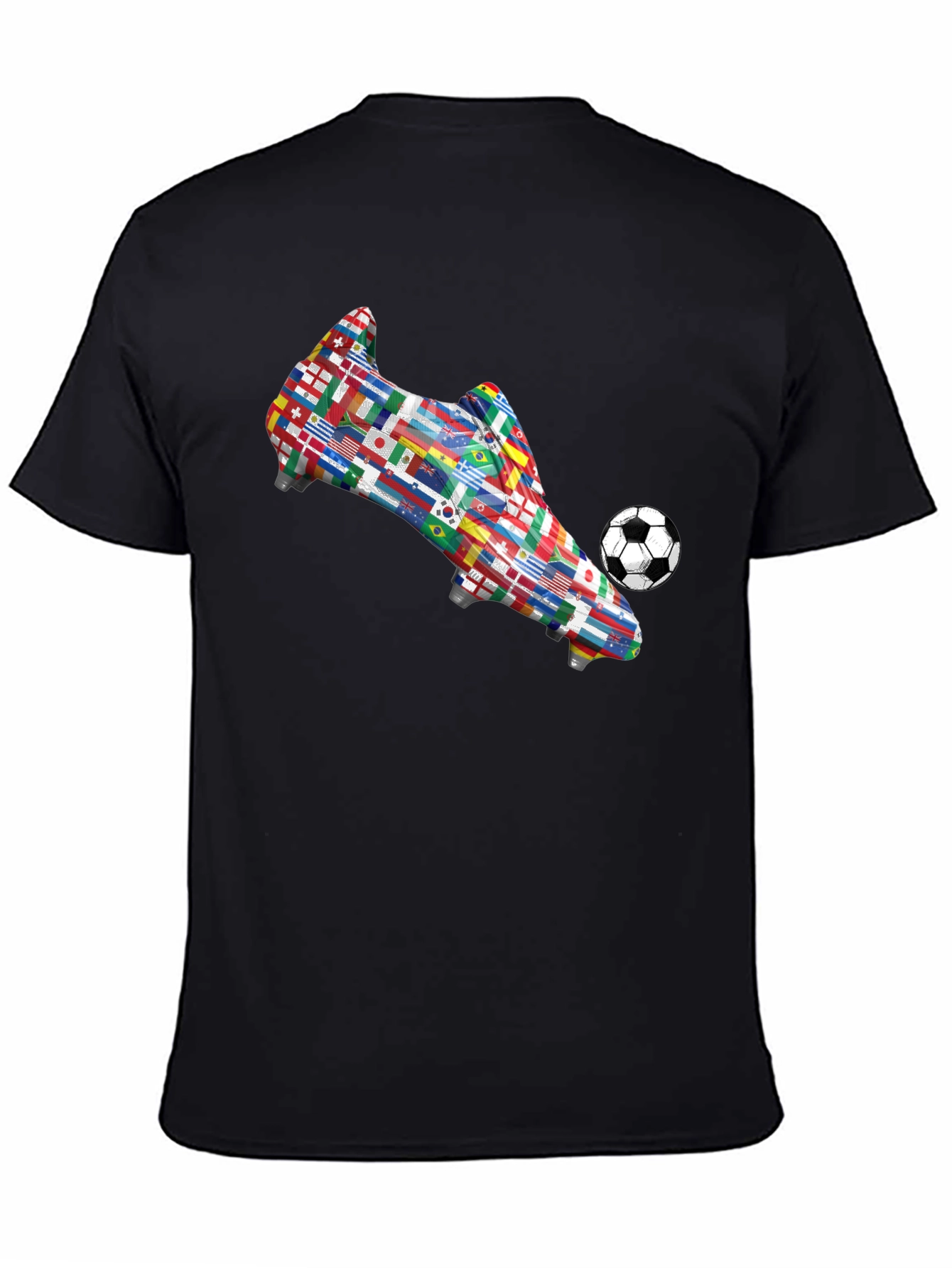 World Flags Soccer Boot T-Shirt