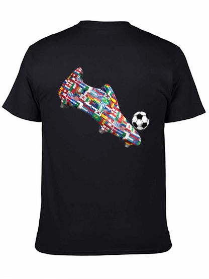 World Flags Soccer Boot T-Shirt