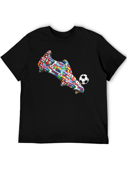 World Flags Soccer Boot T-Shirt