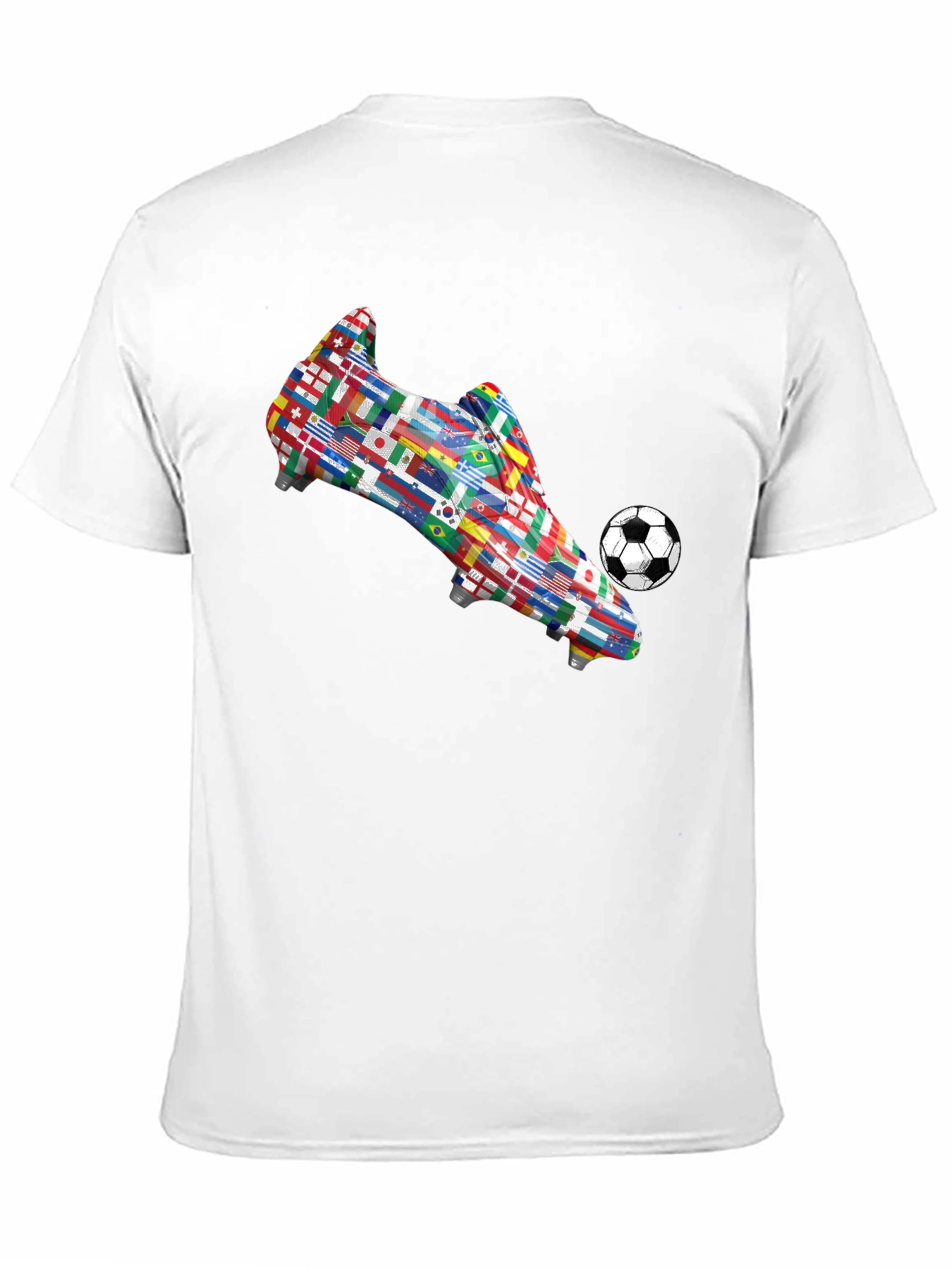 World Flags Soccer Boot T-Shirt