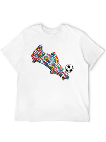 World Flags Soccer Boot T-Shirt