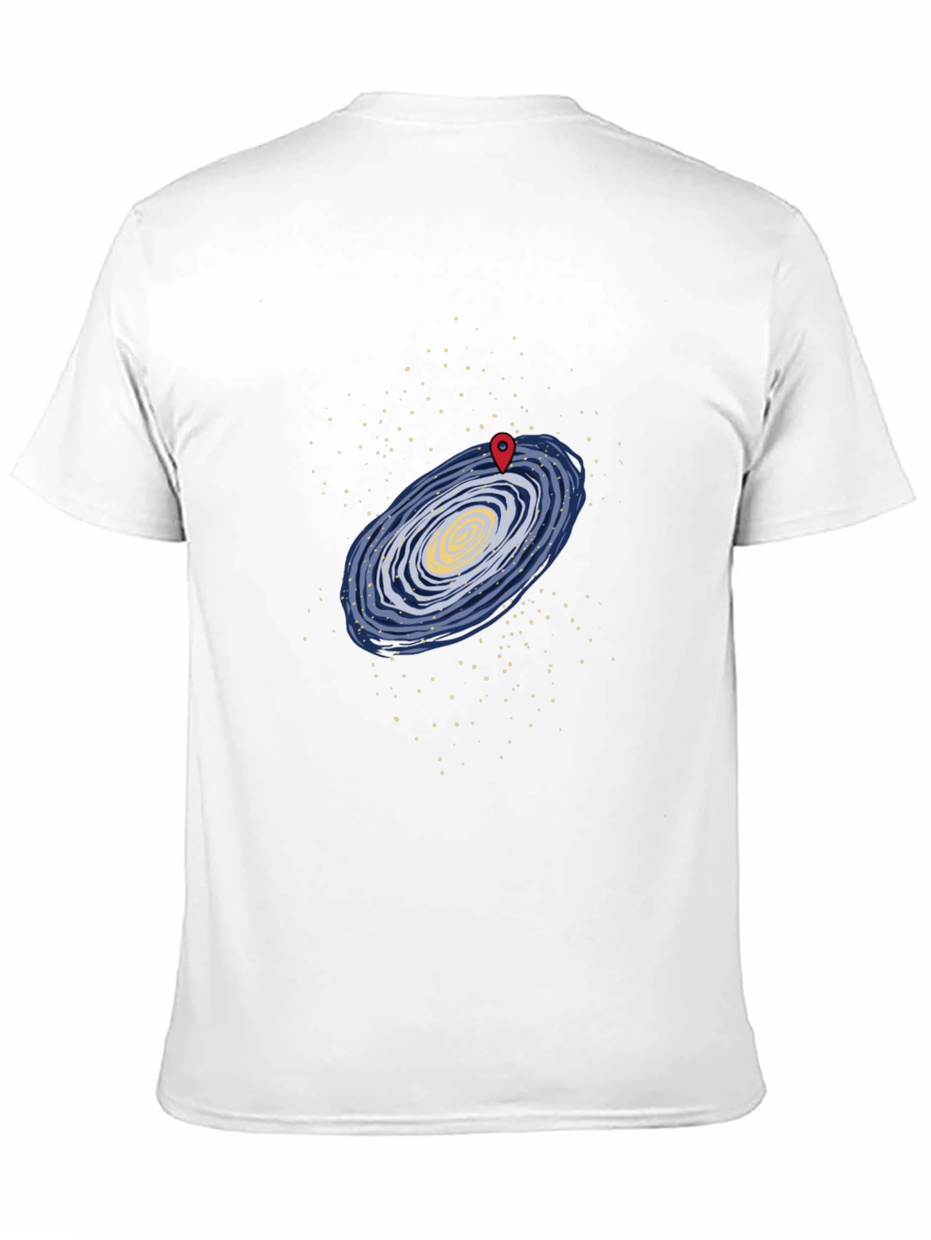 Galaxy Map T-Shirt - Black Graphic Tee