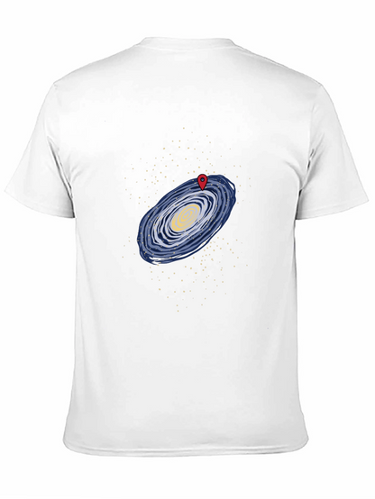 Galaxy Map T-Shirt - Black Graphic Tee