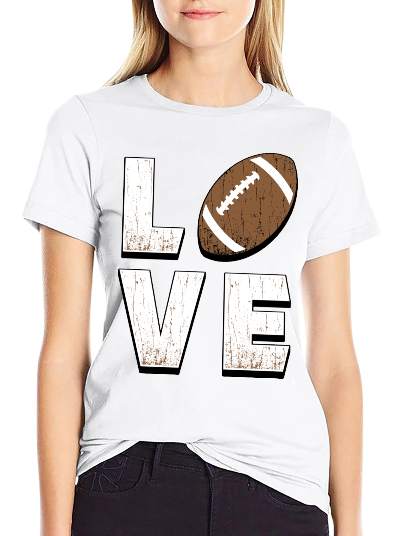 Football Love Graphic Tee