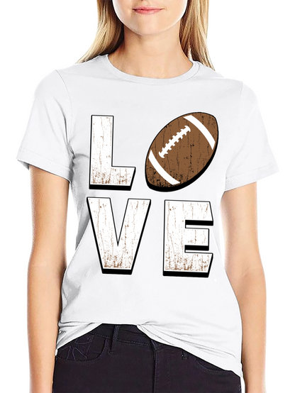 Football Love Graphic Tee