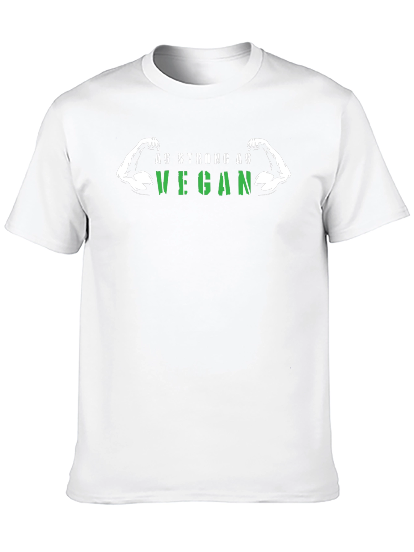As Strong As Vegan T-Shirt - Black