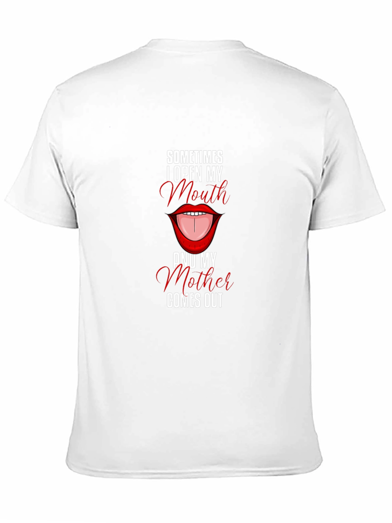Funny Sometimes I Open My Mouth Graphic Tee