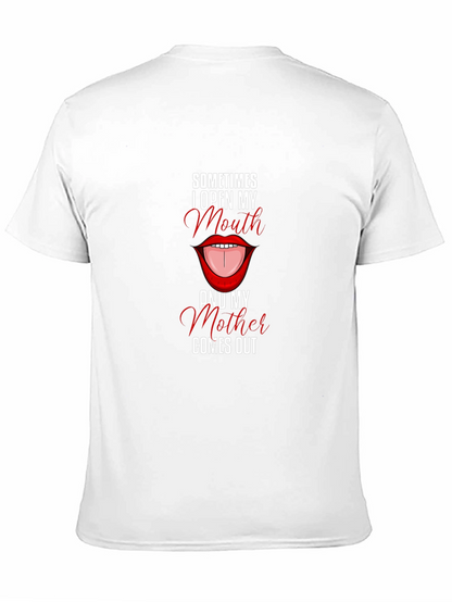 Funny Sometimes I Open My Mouth Graphic Tee