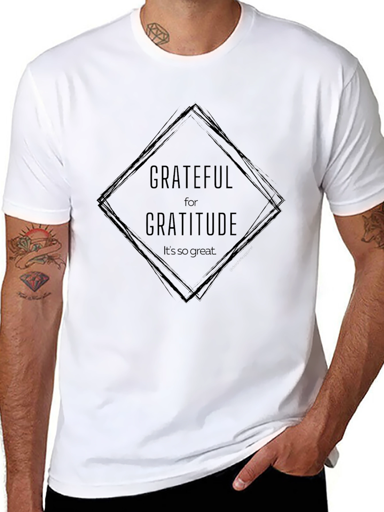 Grateful for Gratitude T-Shirt - Soft Cotton Blend