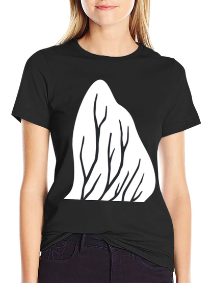 Mountain Trees Graphic Tee - Black