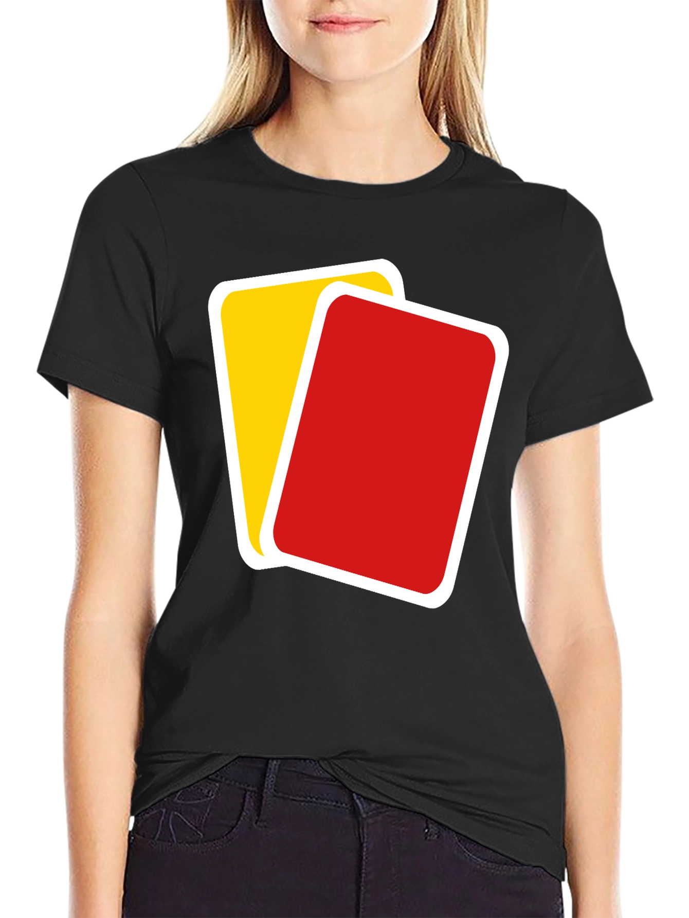 Referee Red and Yellow Card T-Shirt