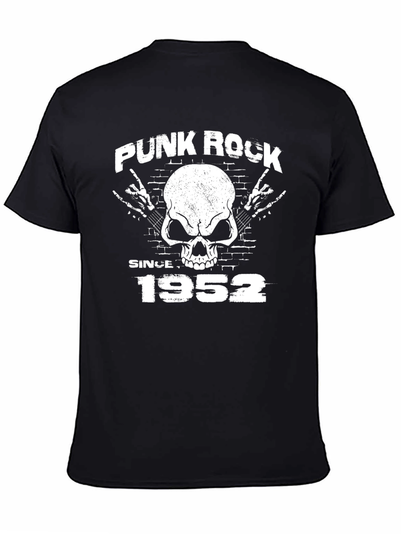 Punk Rock Since 1952 T-Shirt Skull Design