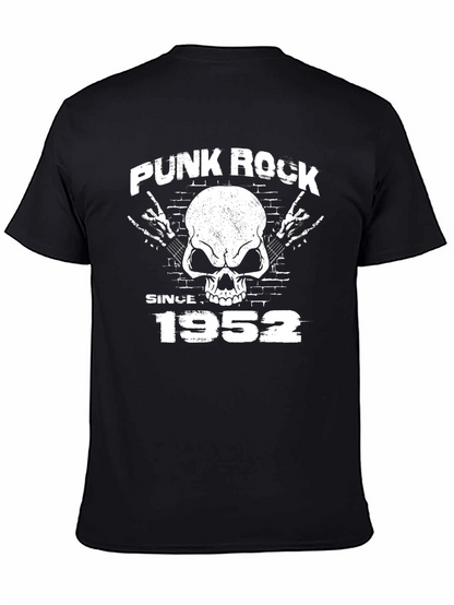 Punk Rock Since 1952 T-Shirt Skull Design