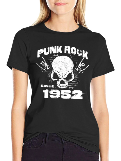 Punk Rock Since 1952 T-Shirt Skull Design