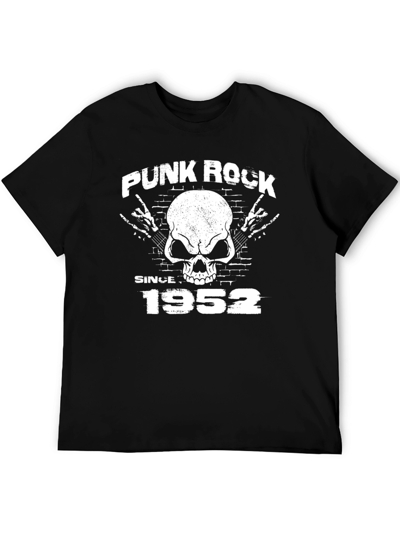Punk Rock Since 1952 T-Shirt Skull Design