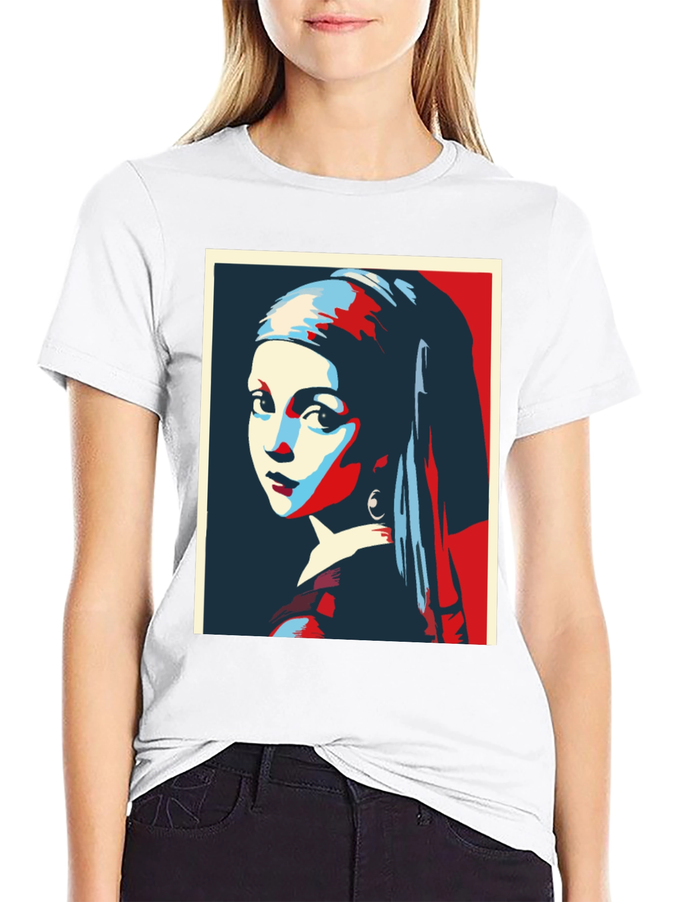 Girl With A Pearl Earring Graphic T-Shirt