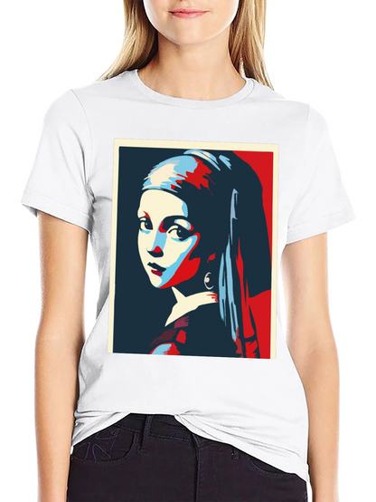 Girl With A Pearl Earring Graphic T-Shirt