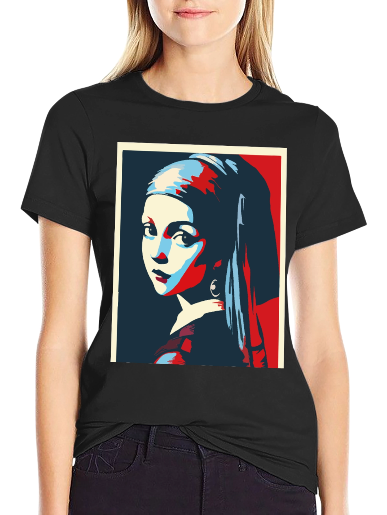 Girl With A Pearl Earring Graphic T-Shirt