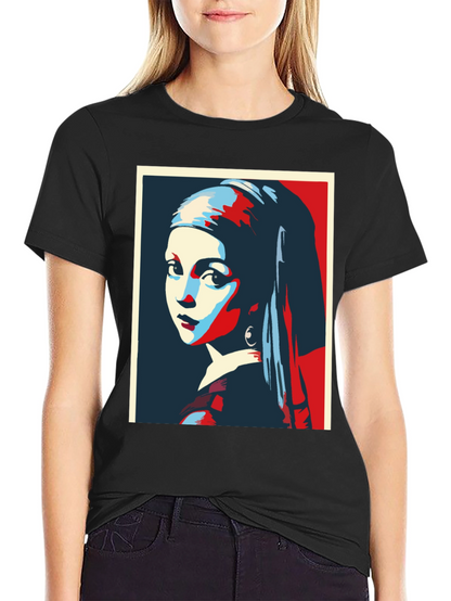 Girl With A Pearl Earring Graphic T-Shirt