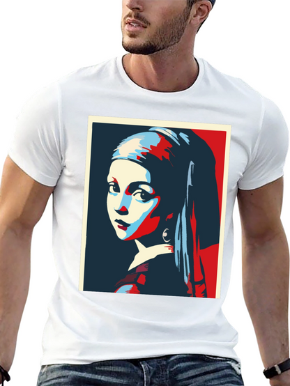 Girl With A Pearl Earring Graphic T-Shirt