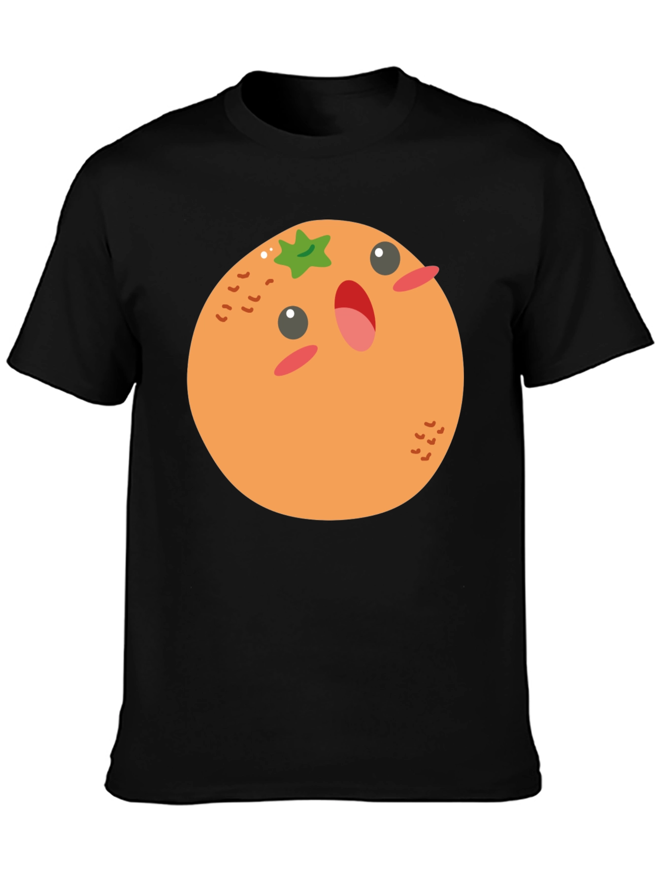 Cartoon Orange T-Shirt - Fun & Casual Wear