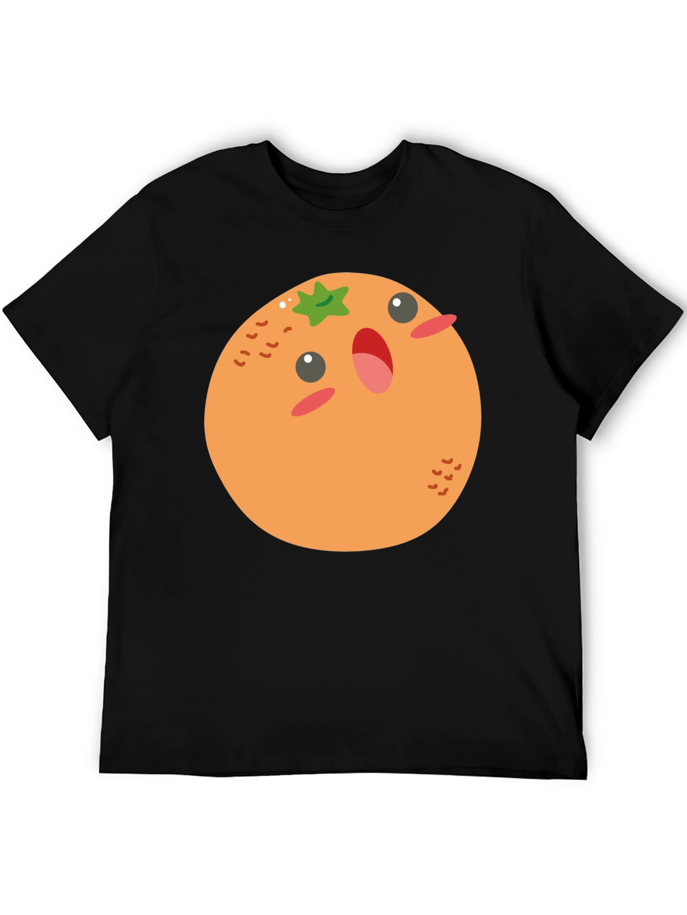 Cartoon Orange T-Shirt - Fun & Casual Wear