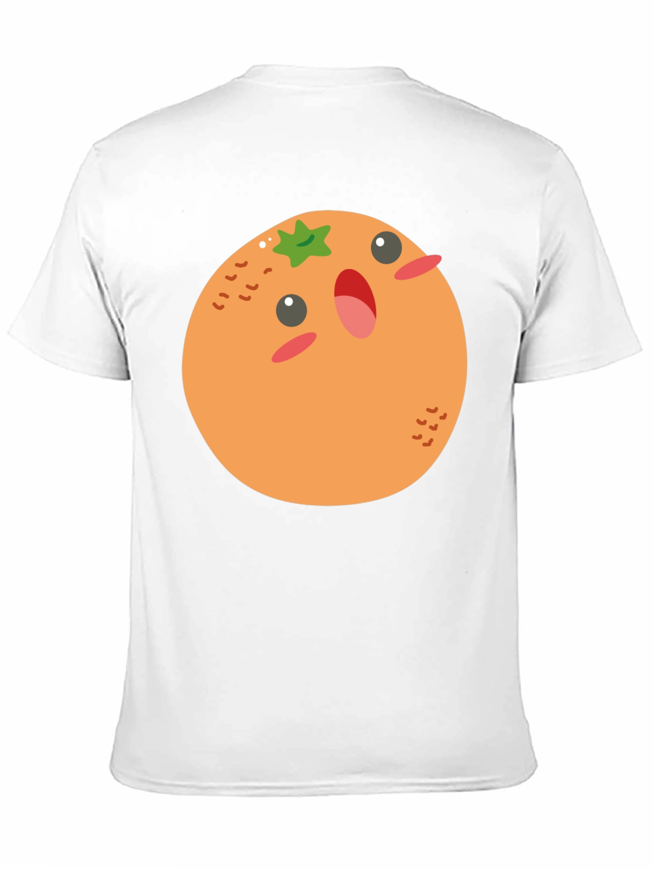 Cartoon Orange T-Shirt - Fun & Casual Wear