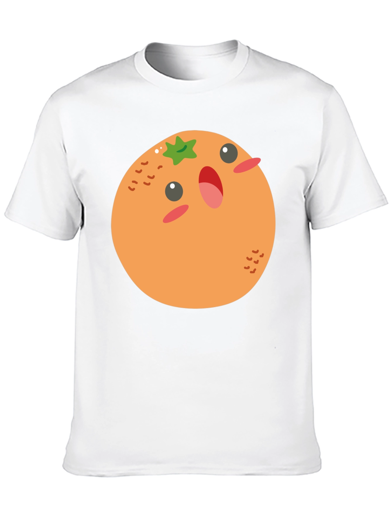 Cartoon Orange T-Shirt - Fun & Casual Wear