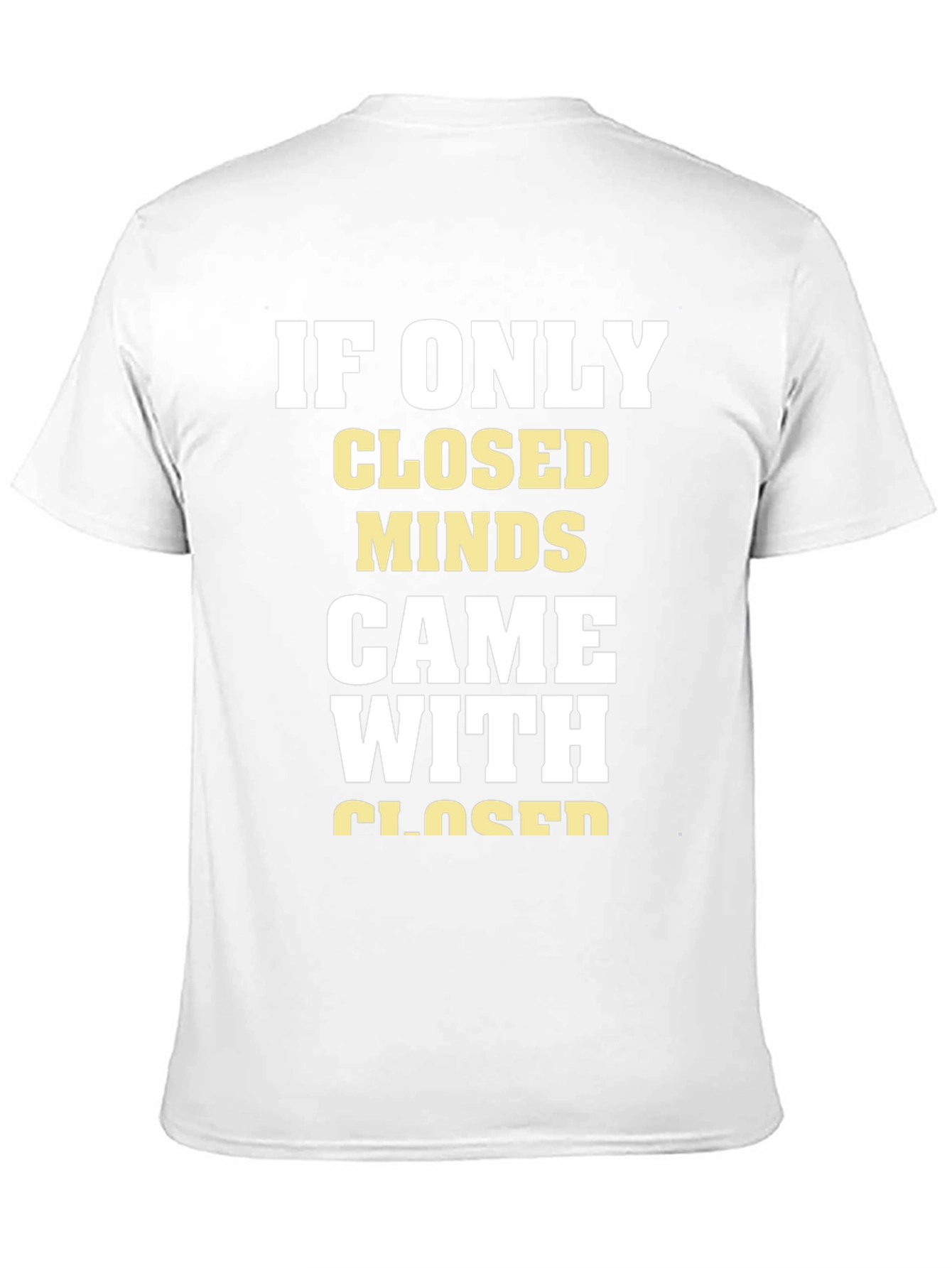 Closed Minds Graphic Tee - Black