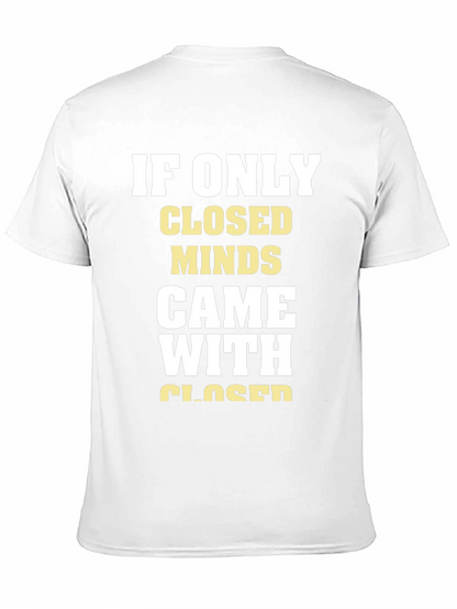 Closed Minds Graphic Tee - Black