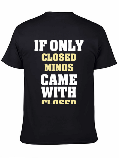 Closed Minds Graphic Tee - Black