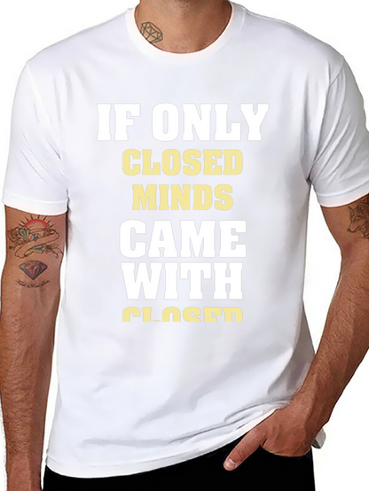 Closed Minds Graphic Tee - Black
