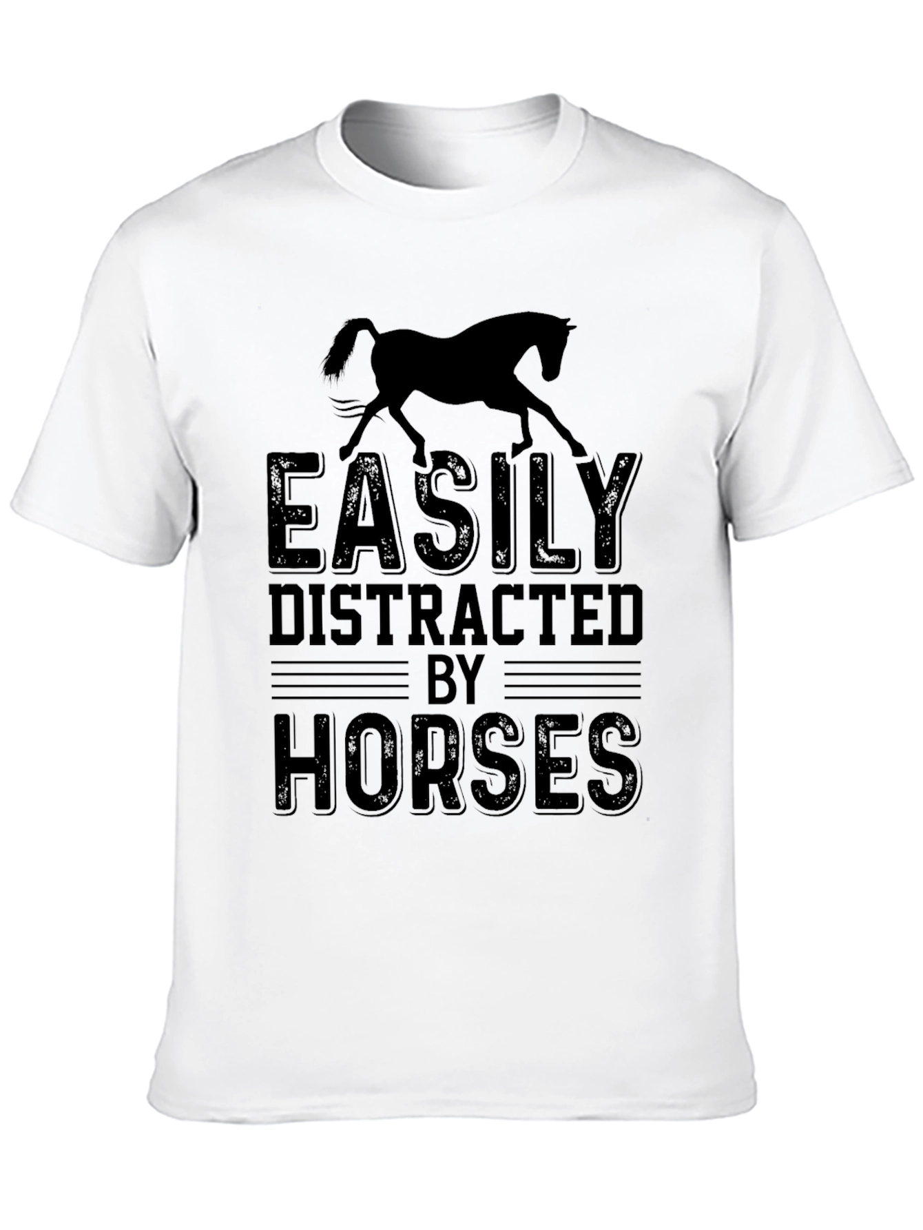 Easily Distracted By Horses Graphic Tee