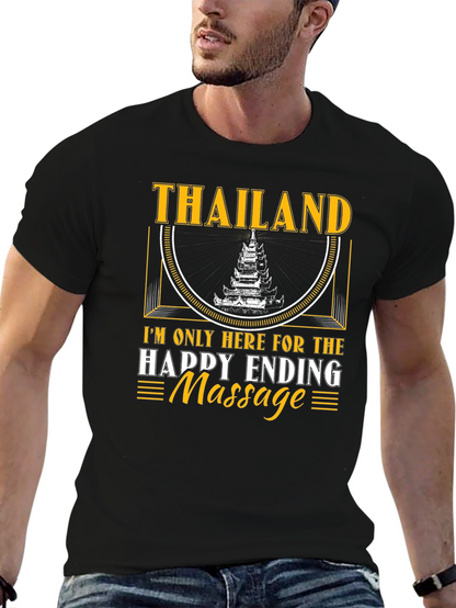 Thailand Happy Ending Massage Novelty T-Shirt