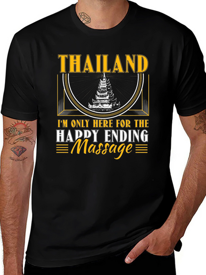Thailand Happy Ending Massage Novelty T-Shirt