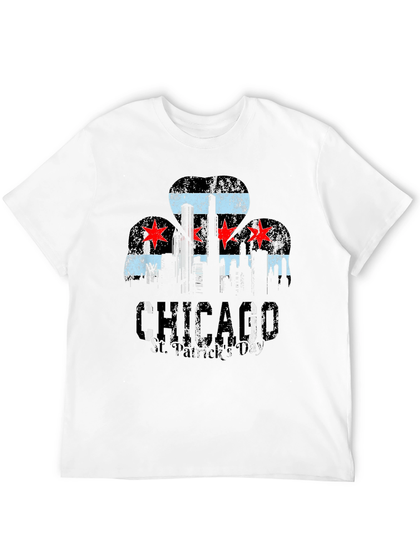 Chicago Skyline Black T-Shirt