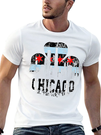 Chicago Skyline Black T-Shirt