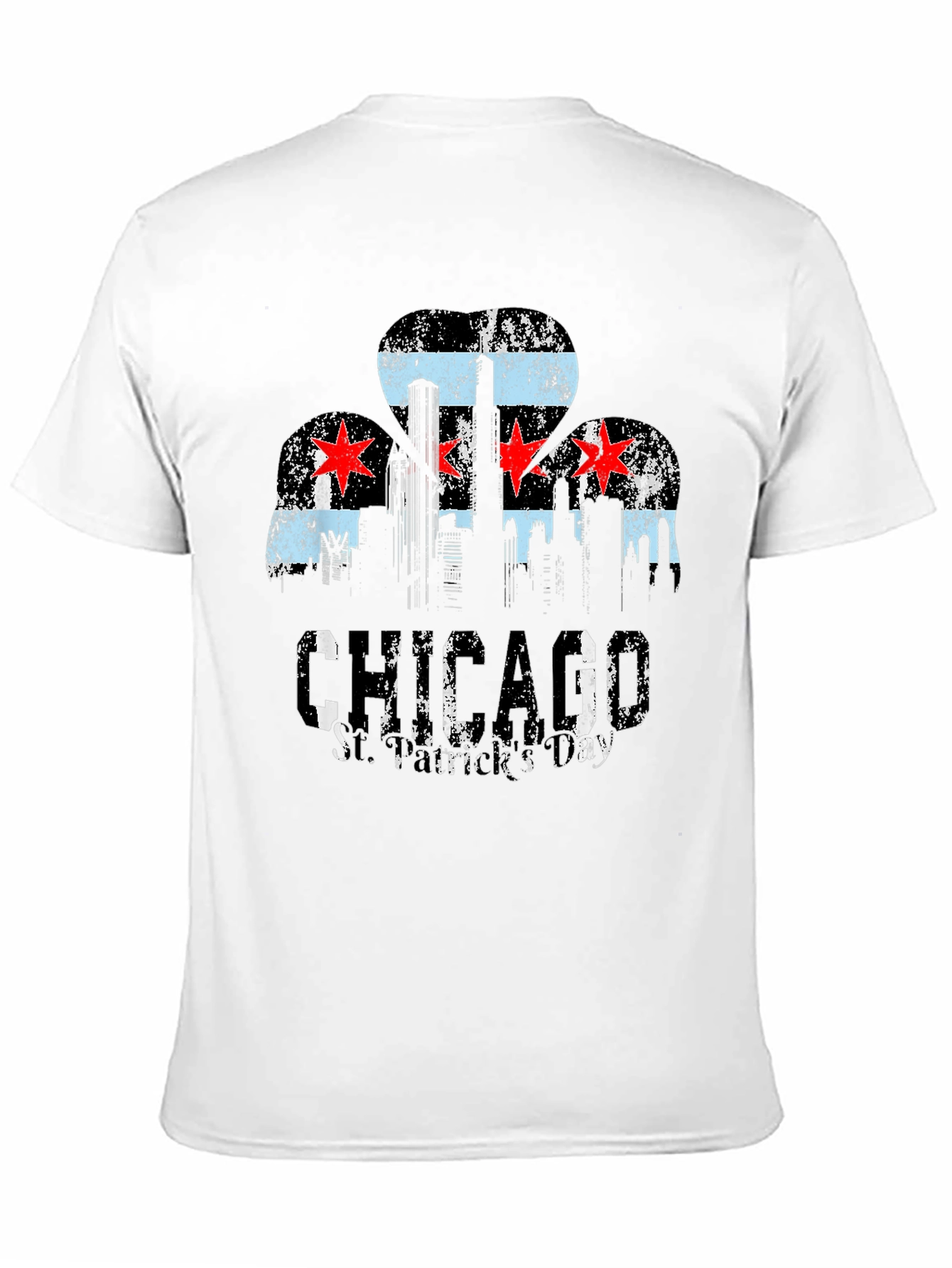 Chicago Skyline Black T-Shirt